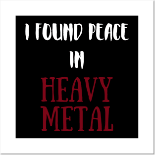 I found peace in Heavy Metal Posters and Art